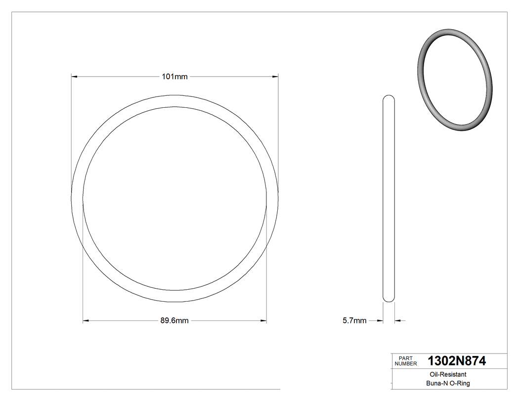 Technical drawing - 1302N874